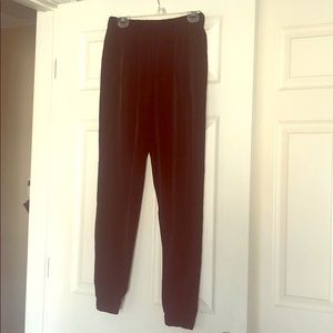 Dressy black joggers size small